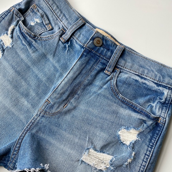 High rise denim shorts - Picture 2 of 5